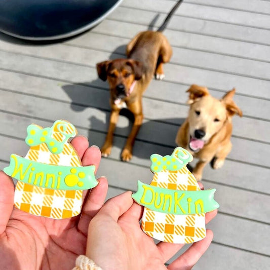 “Pumpkin Patch Paw-ty" Gift Set Certified Lookie-a-Tookie™ Canine Cookies, Personalised Fall Dog Treats 🎃
