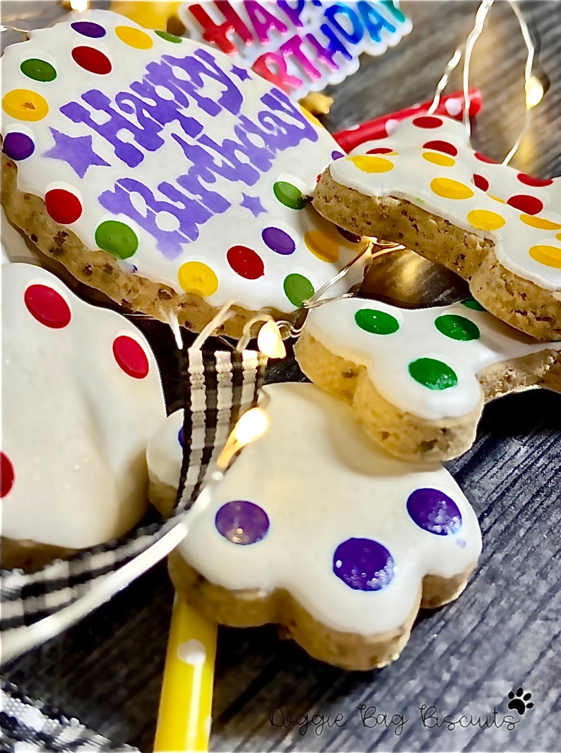 "Biscuits & Bark-day Bliss" Canine Cookie Birthday Gift Set