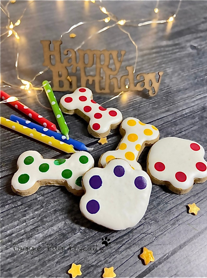 "Biscuits & Bark-day Bliss" Canine Cookie Birthday Gift Set