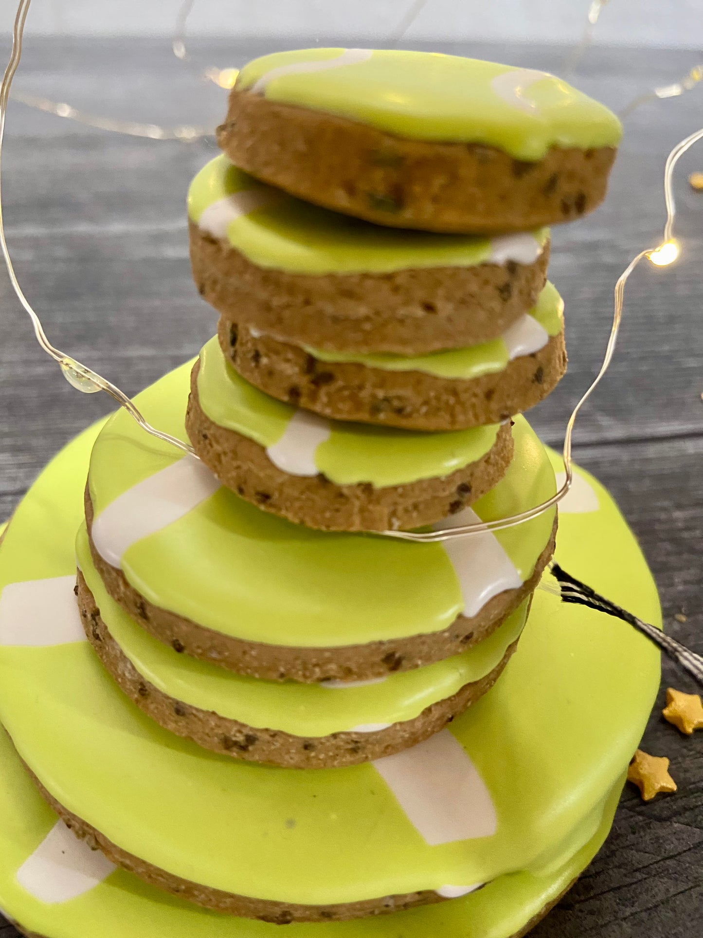 “Match, Set, Fetch Gift Set Certified Lookie-a-Tookie™ Canine Cookies, Tennis Ball Dog Treats 🎾🐶🎾