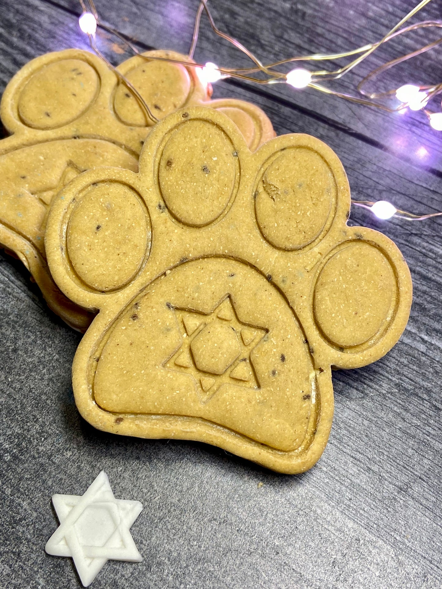 "HANUKKAH HOUND" Gift Set Certified Lookie-a-Tookie™ Canine Cookies, Jewish Dog Treats 🕯️✡️