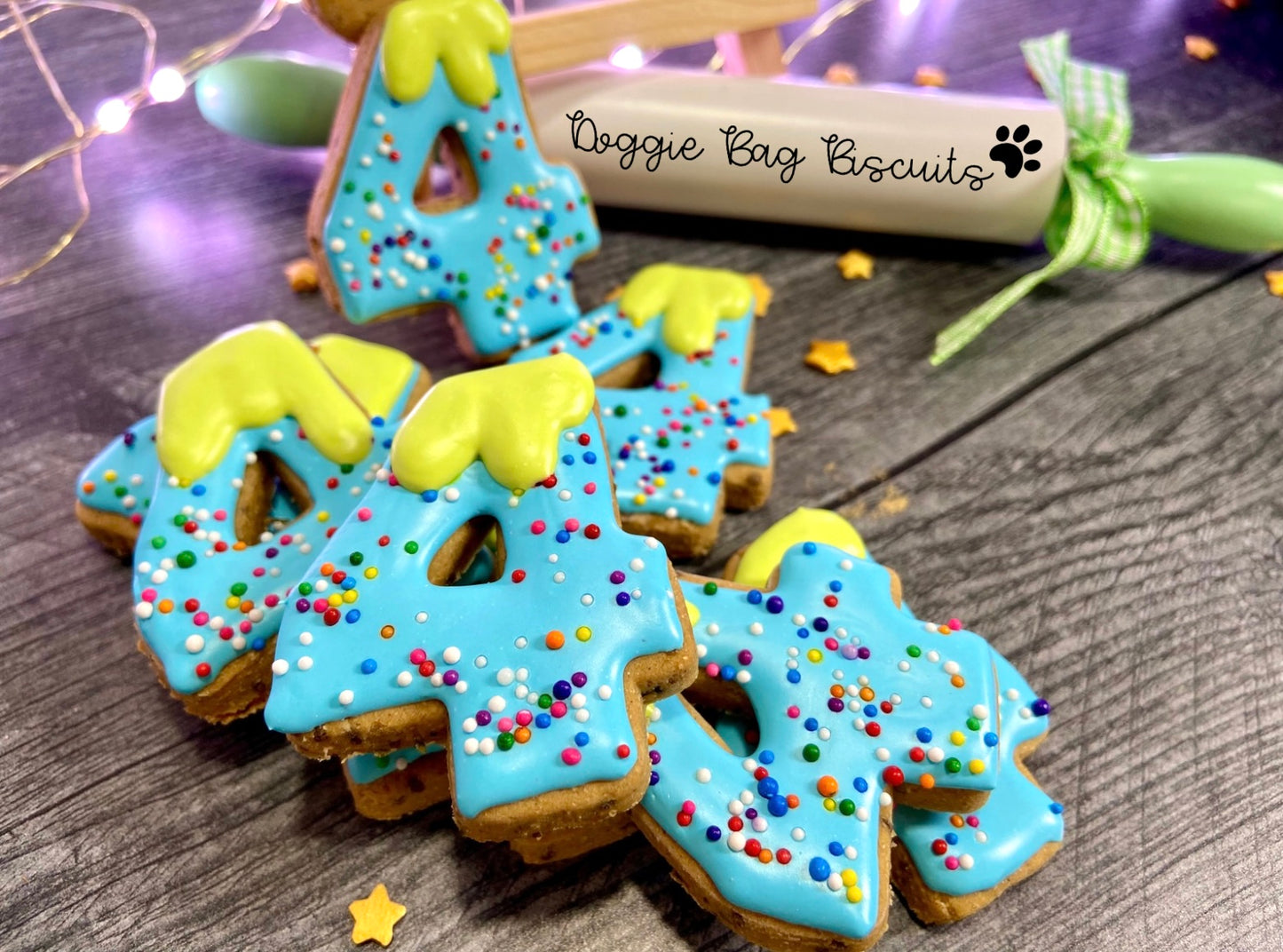 “Barkday Bash Box – Birthday Vegan Dog Cookie Gift Set | Certified, Made with Organic Ingredients, Diabetic-Friendly, Grain-Free, Wheat-Free & Gluten-Free” Gift Box