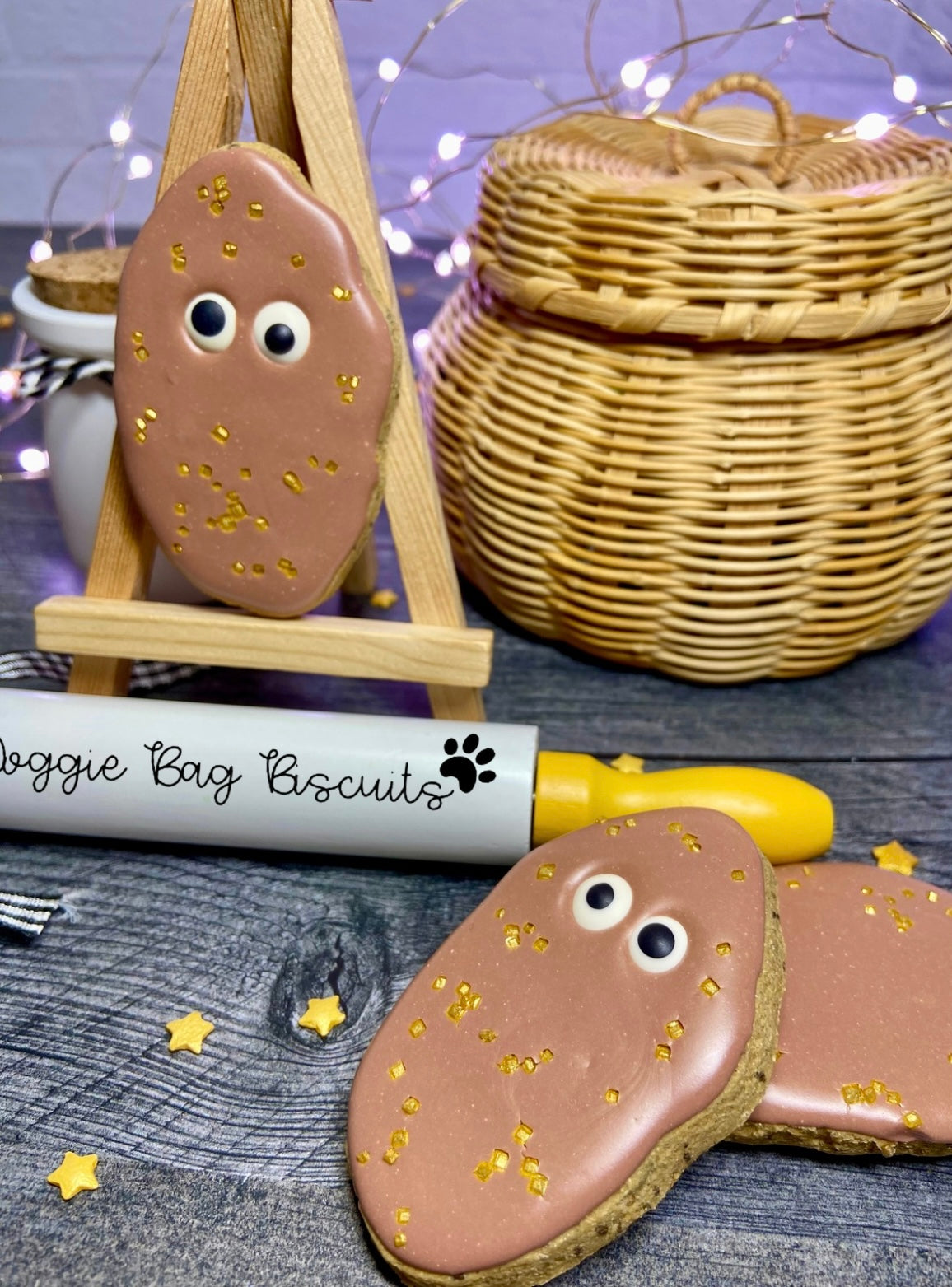 Certified Couch Potato Canine Cookie Gift Set 🥔
