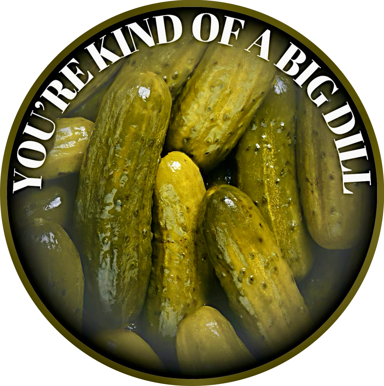 “You’re Kind of a Big Dill" Gift Set Certified Lookie-a-Tookie™ Canine Cookies, Pickle Dog Treats 🥒