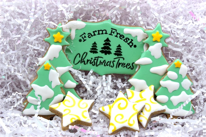 “Christmas Tree Farm” Canine Cookie Gift Set