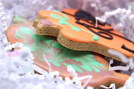 "Fabulous Fall" Canine Cookie Gift Set 🍂🐾 Pumpkin, Turkey & Autumn Treats + Personalization