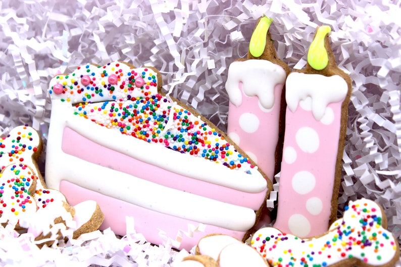 Slice Slice Baby Birthday Cake Canine Cookie Gift Set πππΎ
