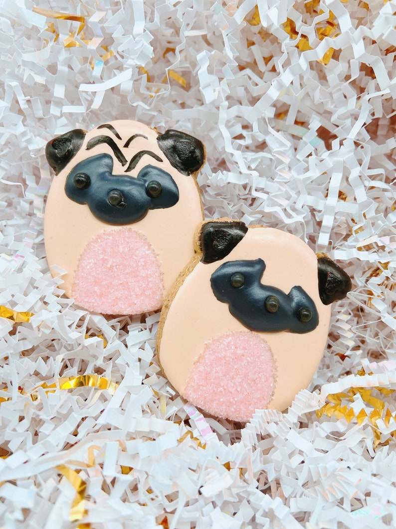 ‘’Pugs&Kisses” Canine Cookie Gift Box Set