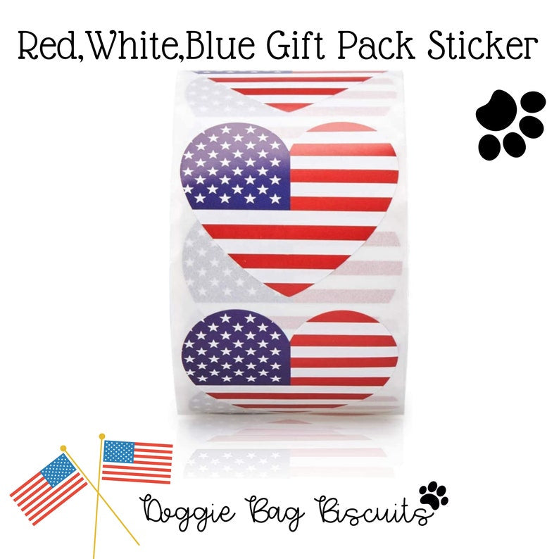 “Red,White & Blue” Canine Cookie Gift Set