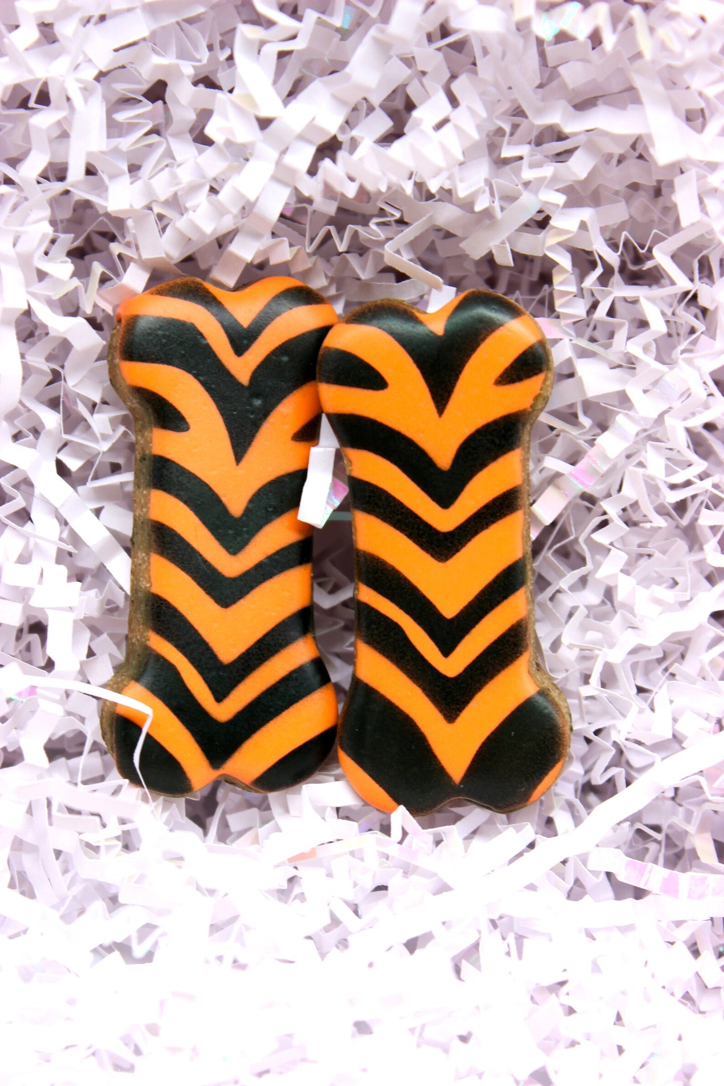 “Go Get ’Em Tiger" Gift Set Certified Lookie-a-Tookie™ Canine Cookies, Tiger Dog Treats 🐅🐾