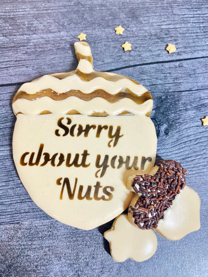 “Sorry About Your Nuts” Neuter Canine Gift Set