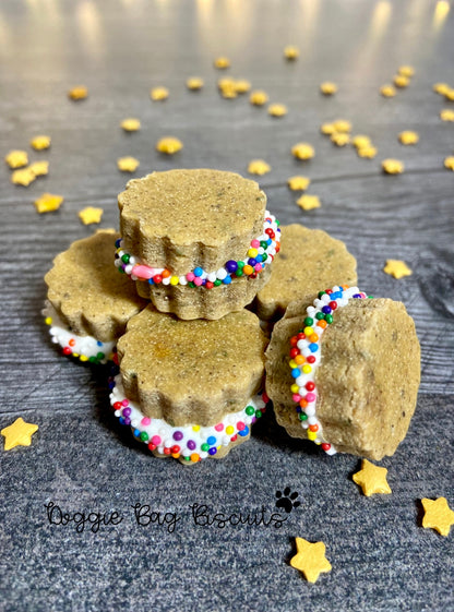 Rainbow Crème Sandwich Canine Cookie Gift Set🦄🍬🌈🐶🐾