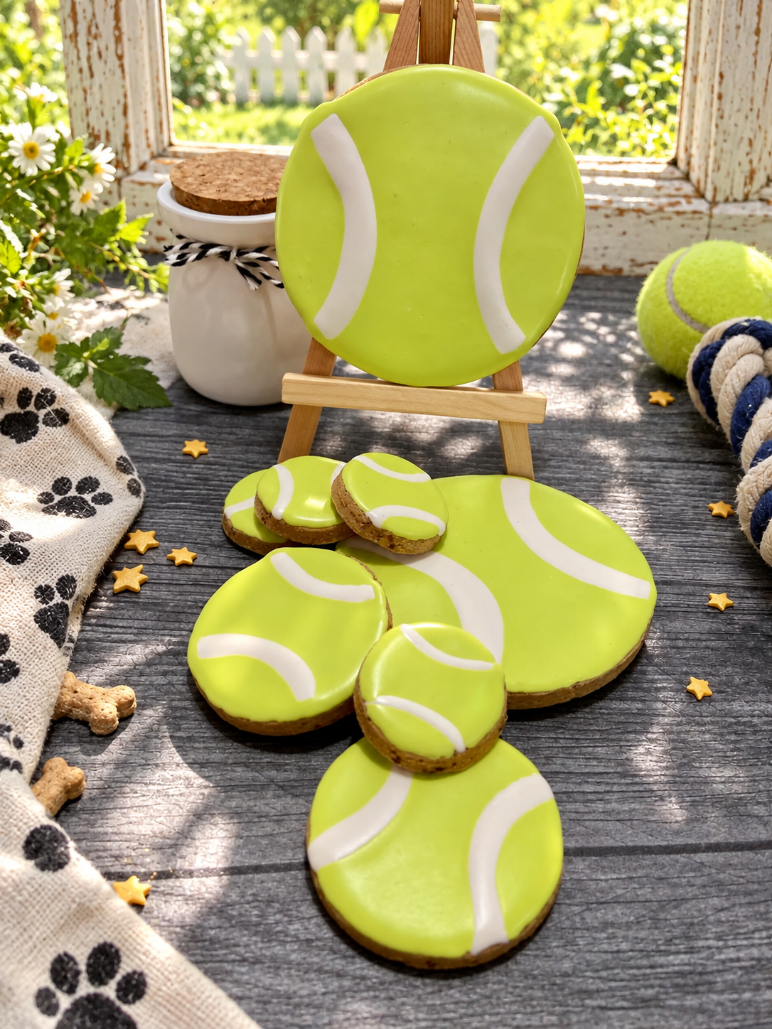 Match, Set, Fetch™ Tennis Ball Canine Cookie Gift Set 🎾🐾