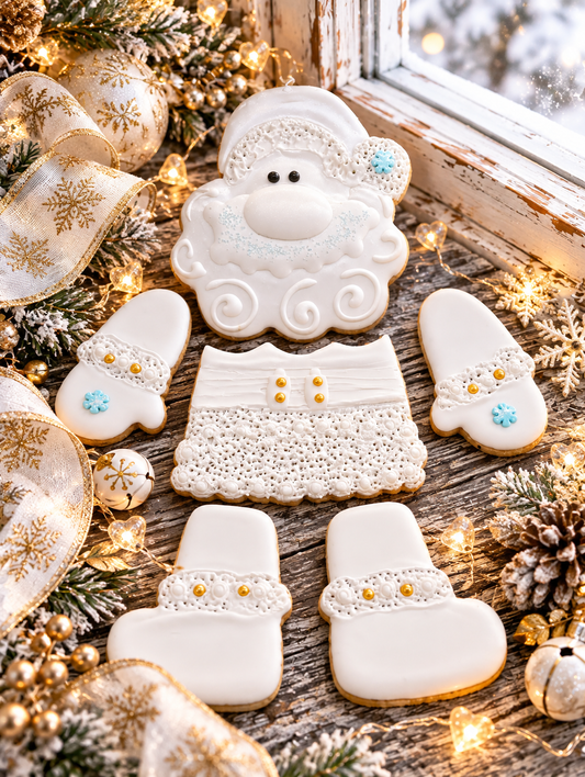 "Hey Santa Baby" Christmas Canine Cookie Gift Set 🎅💋🐾