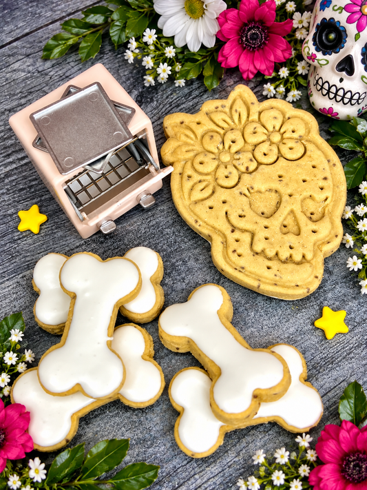 BOO-tiful Bones" Canine Cookie Box Gift Set 💀🌸🐾