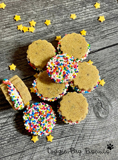 Rainbow Crème Sandwich Canine Cookie Gift Set🦄🍬🌈🐶🐾