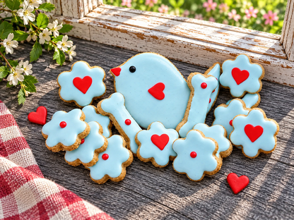 "Birdie & Bloom" Canine Cookie Gift Set 🌸🐦🐾