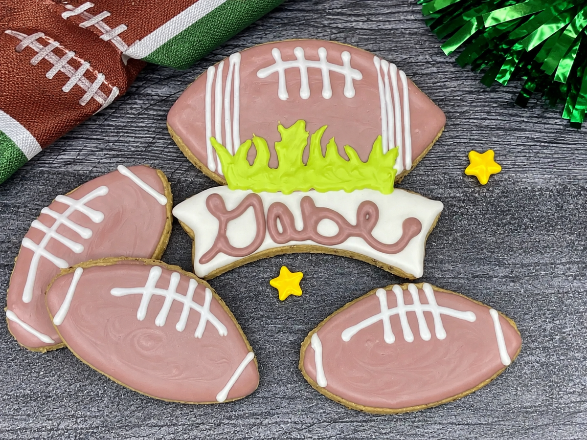 "Fido Football" Canine Cookie Box Gift Set 🏈🐾