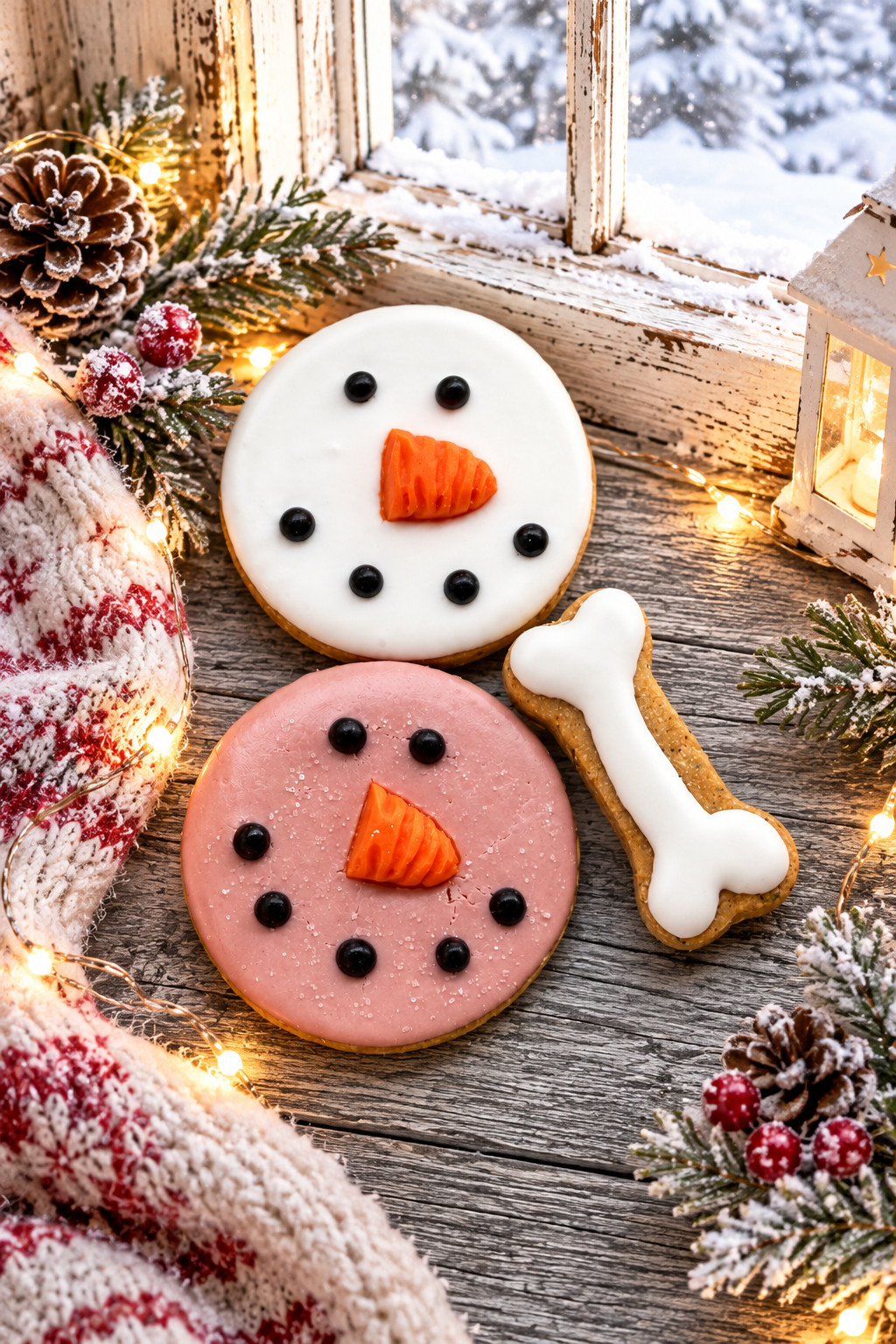 Silly Snowman™ Canine Cookie Gift Set ⛄🐾