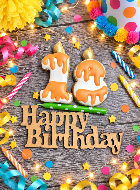 "I’m This Old" Canine Cookie Gift Set 🎂🐾