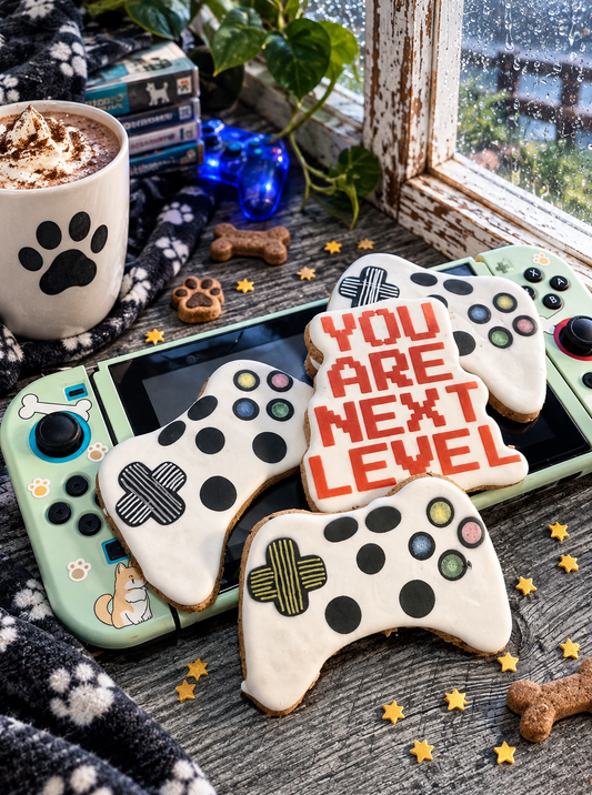 High Score Howl™ Canine Cookie Gift Set 🎮🐾