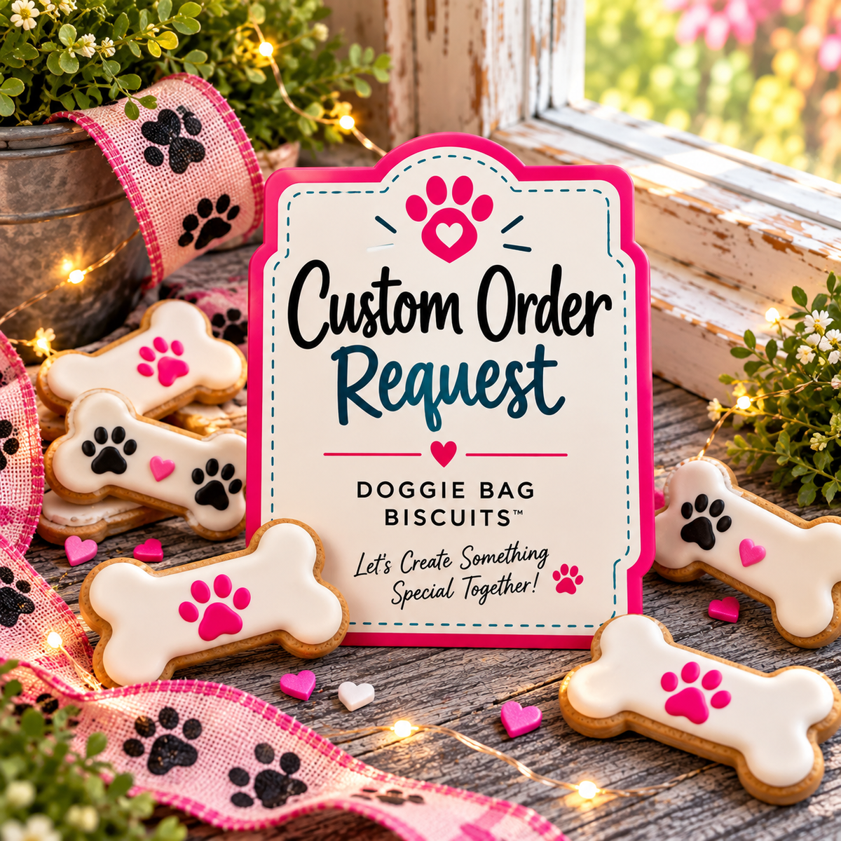 Custom Order Request for Canine Cookies   🐾🍪