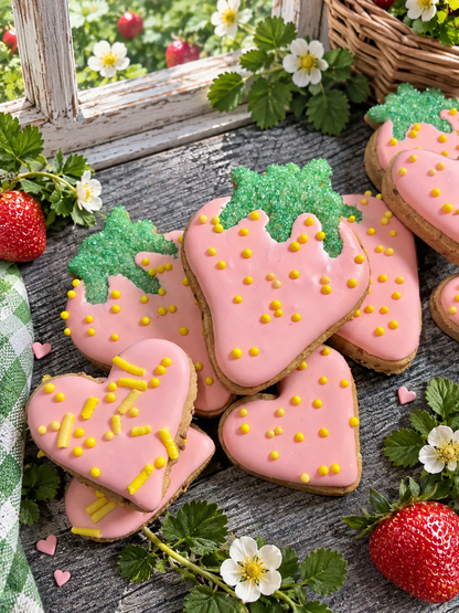 "Sweetheart Berries" Canine Cookie Gift Set 🍓🐾
