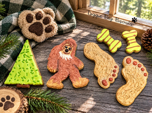 "Bigfoot's Trail of Treats" Canine Cookie Gift Set