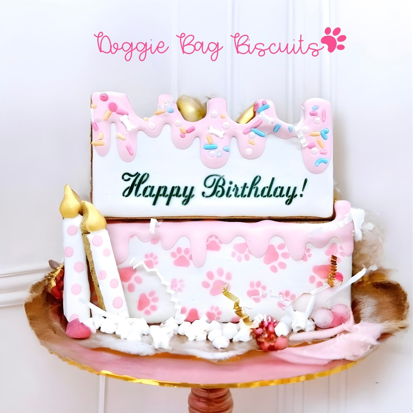 “Big Bash" Gift Sets Certified Lookie-a-Tookie™ Canine Cookies, Birthday Dog Treats 🎂🥳🎈🐾