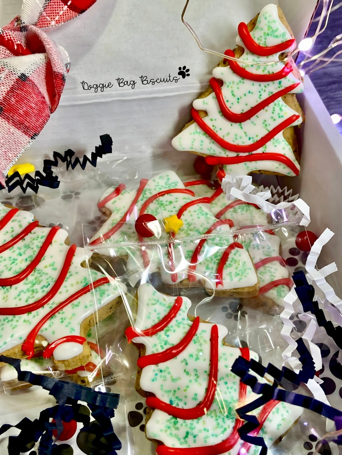 "OH CHRISTMAS TREAT" Gift Set Certified Lookie-a-Tookie™ Canine Cookies, Christmas Dog Treats