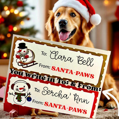 "OH CHRISTMAS TREAT" Gift Set Certified Lookie-a-Tookie™ Canine Cookies, Christmas Dog Treats