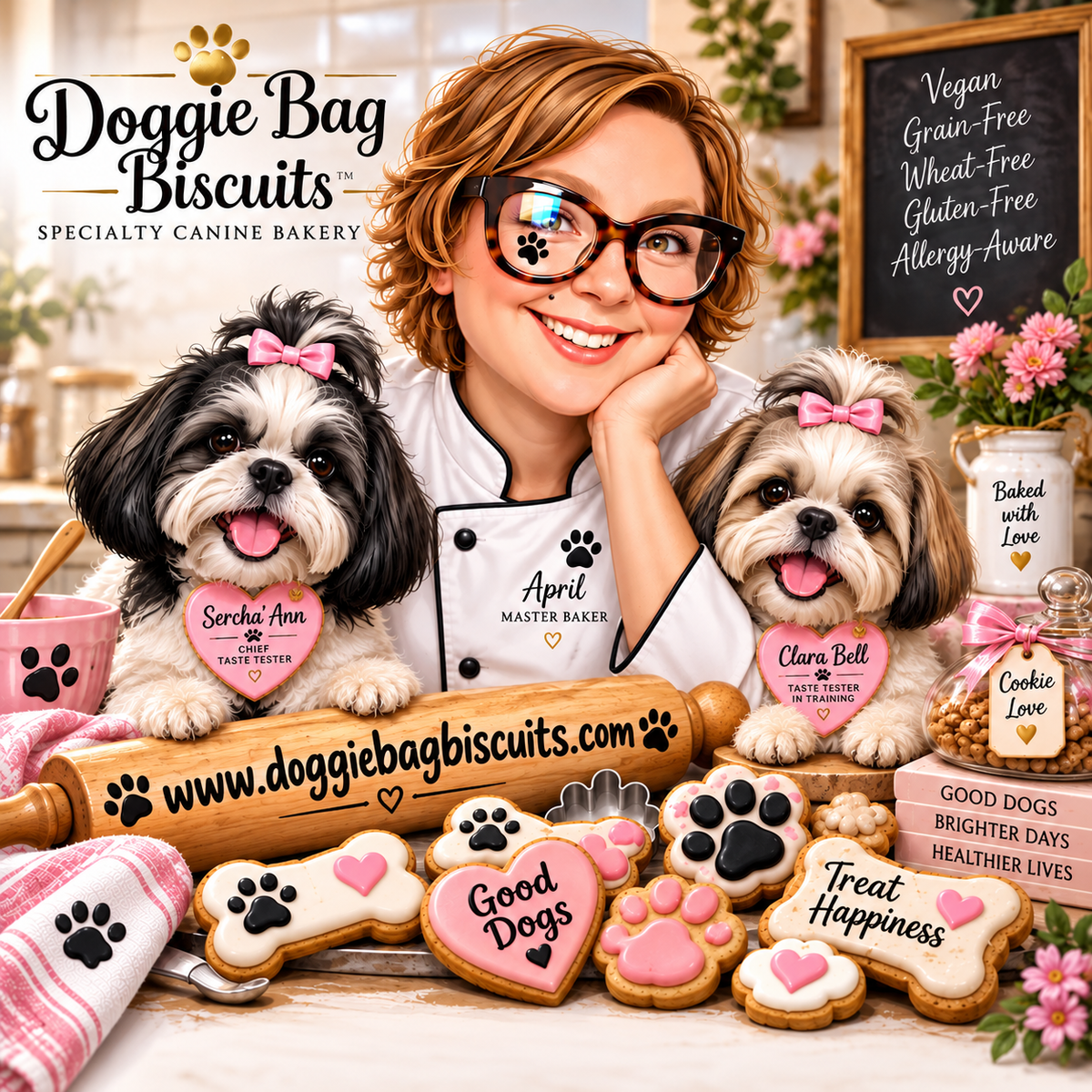 "Bigfoot's Trail of Treats" Canine Cookie Gift Set