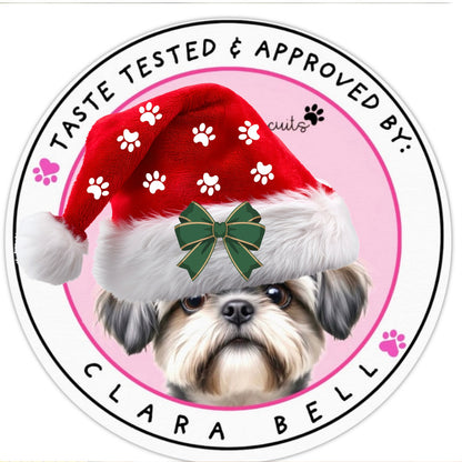 "OH CHRISTMAS TREAT" Gift Set Certified Lookie-a-Tookie™ Canine Cookies, Christmas Dog Treats