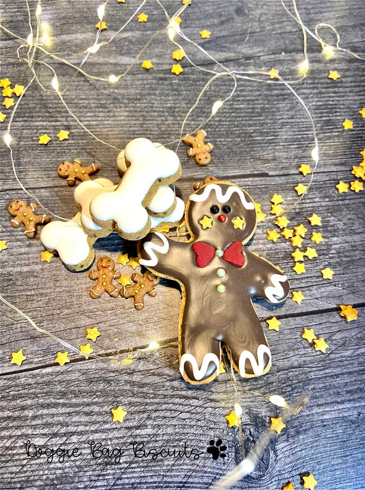 Gingerbread Men Merry Munchies Canine Cookie Gift Set