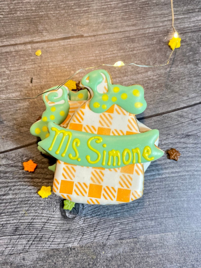 “PUMPKIN PATCH PAW-TY” Personalized Canine Cookie Gift Set