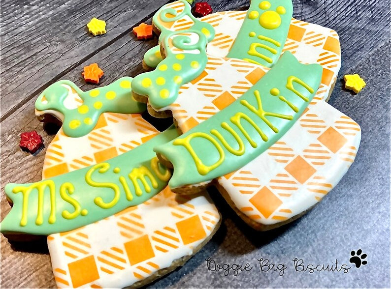“PUMPKIN PATCH PAW-TY” Personalized Canine Cookie Gift Set