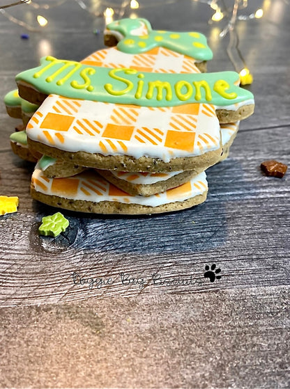 “PUMPKIN PATCH PAW-TY” Personalized Canine Cookie Gift Set