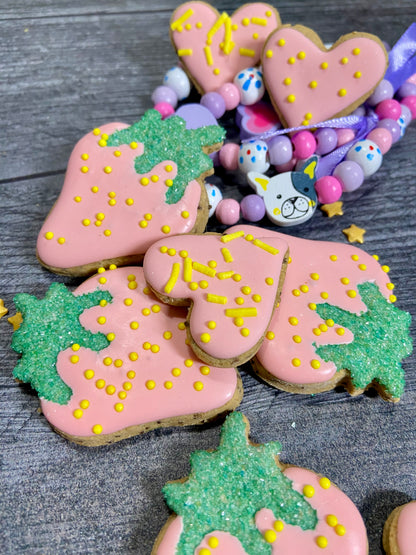 ”Sweetheart Berries” Canine Cookie Gift Set🍓🍓🍓