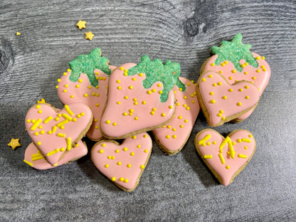 ”Sweetheart Berries” Canine Cookie Gift Set🍓🍓🍓
