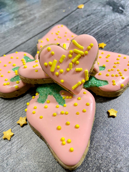 ”Sweetheart Berries” Canine Cookie Gift Set🍓🍓🍓