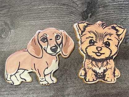 "Pup-Toons" Gift Sets Certified Lookie-a-Tookie™ Canine Cookies, Breed Dog Treats