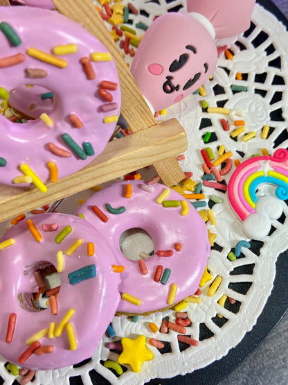 ⭐ "SWEET DONUT DAY" Canine Cookie Gift Box Set w/Tag