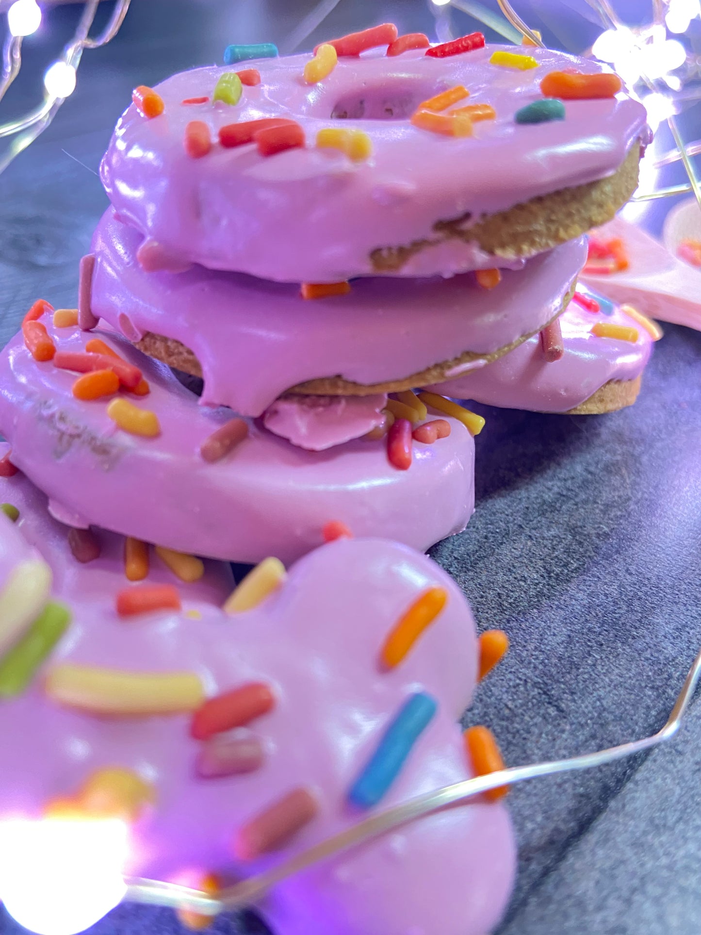 ⭐ "SWEET DONUT DAY" Canine Cookie Gift Box Set w/Tag