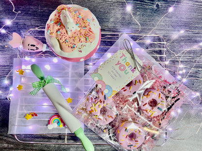 ⭐ "SWEET DONUT DAY" Canine Cookie Gift Box Set w/Tag