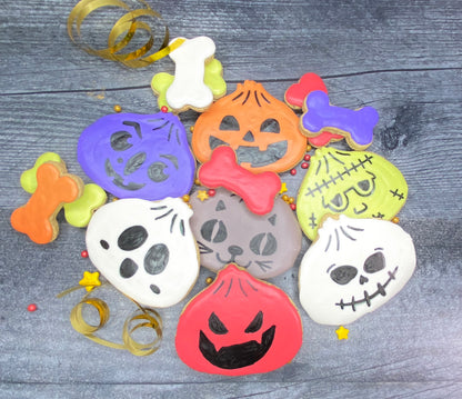 "Spooky Doggie Dumpling Surprise" Canine Cookie Box Gift Set 👻🥟🐾