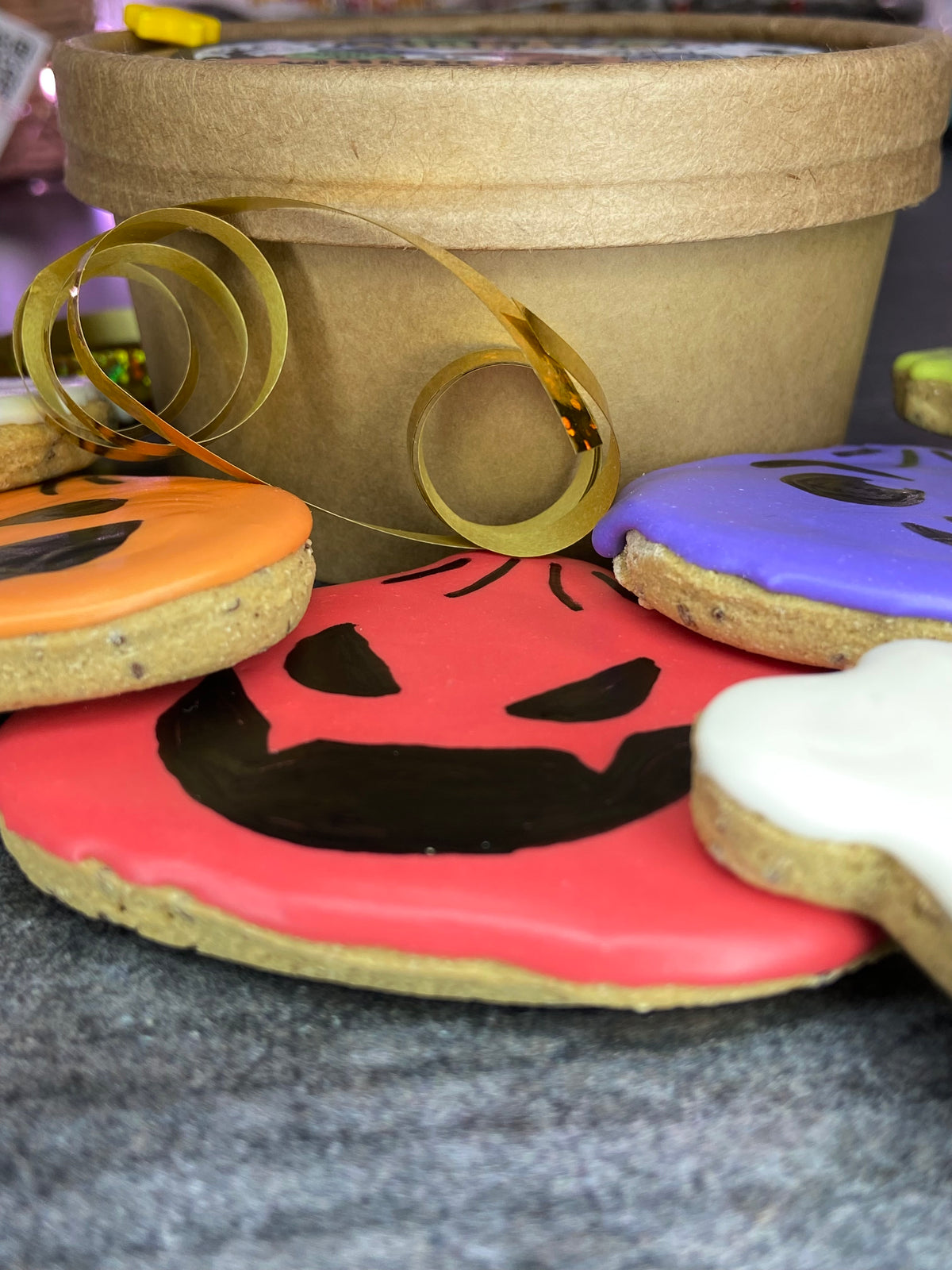 "Spooky Doggie Dumpling Surprise" Canine Cookie Box Gift Set 👻🥟🐾