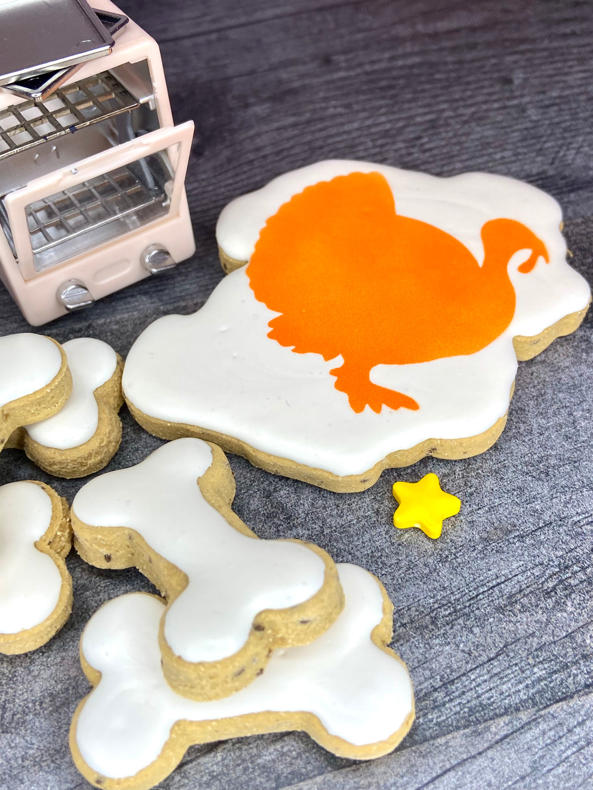 "Turkey Day Tookies" Canine Cookie Box Gift Set 🦃🐾