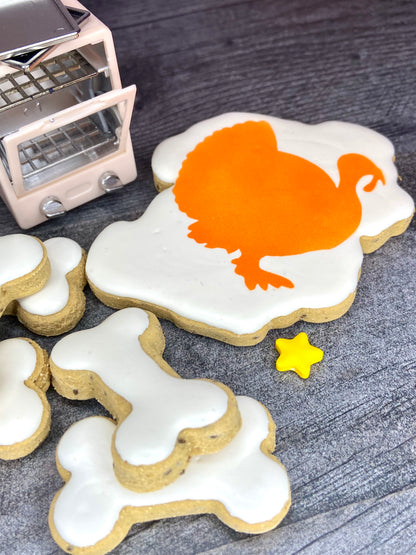 "Turkey Day Tookies" Canine Cookie Box Gift Set 🦃🐾