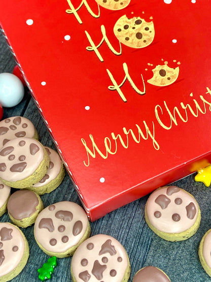 "Ho Ho Ho Choco" Christmas Canine Cookie Story-Book Box Gift Set
