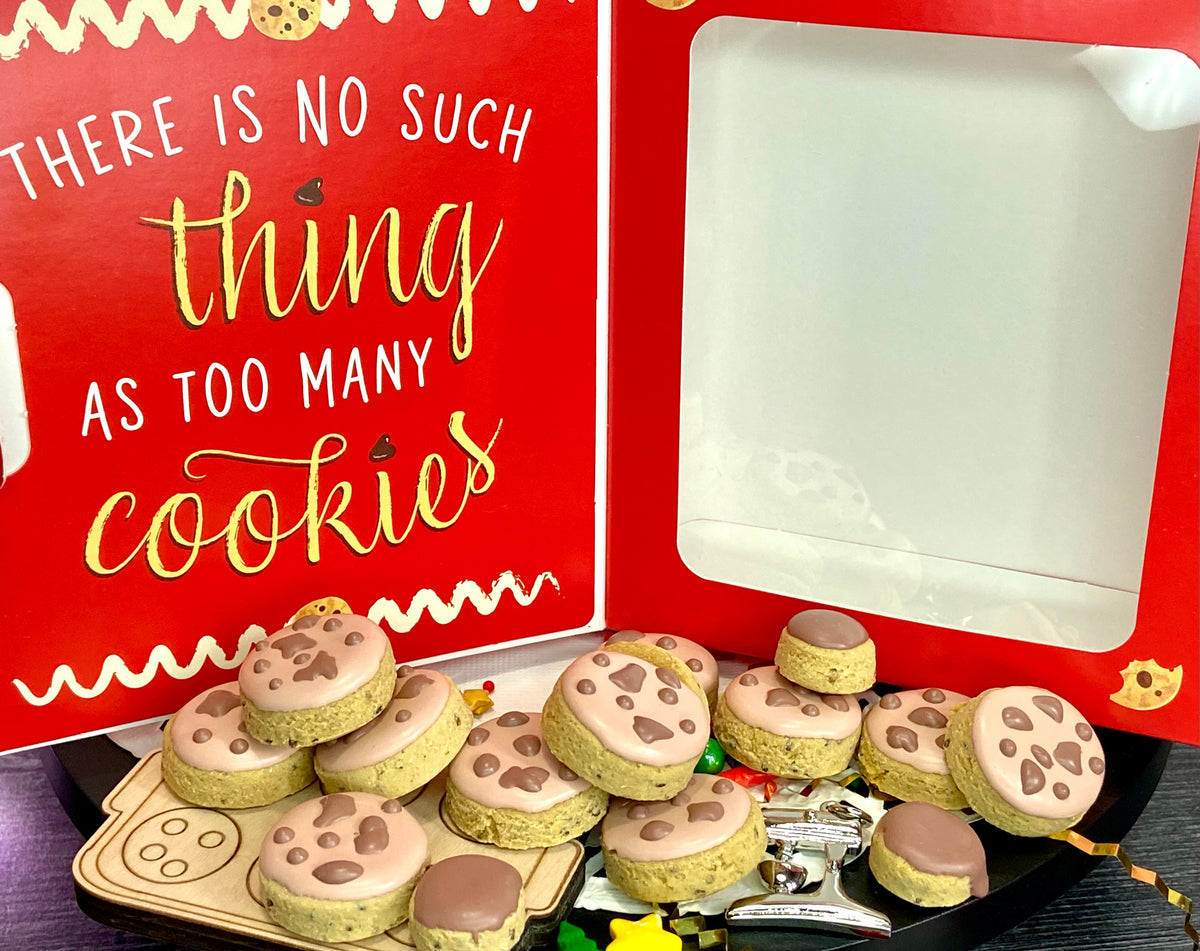 "Ho Ho Ho Choco" Christmas Canine Cookie Story-Book Box Gift Set